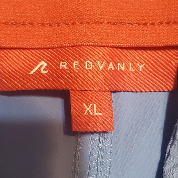 Men's Redvanly Light  Blue Pull-on Performance Shorts With Zipper. Sz XL NWOT - Picture 2 of 8